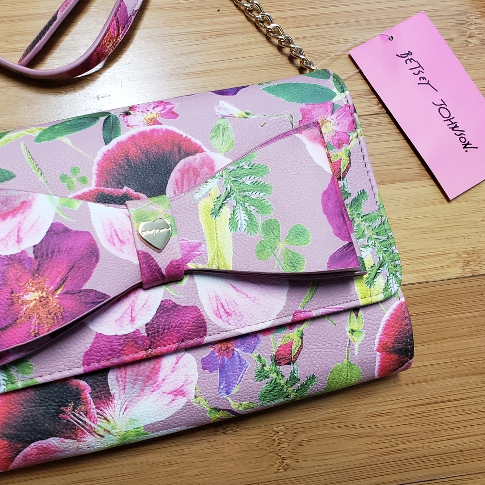 NWT Betsey Johnson clutch bag